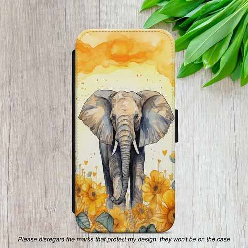 Elephant flip wallet phone - elephant,