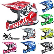 Wulfsport Cub Air-X Off Road Pro Kids Motocross Helmet Quad Bike ATV MX 22.06