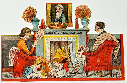 Parker hair balsam - balsam, c1900s