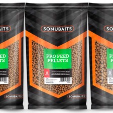 Sonubaits Pro Feed Pellets 900g Coarse Fishing Sinking Pellets - All Sizes