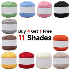 50g Lace Cotton Yarn coat Soft Hand Knitting Sewing Crochet DIY Embroidery new