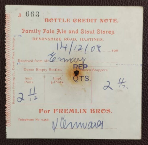 1908 fremlin bros family pale - 1908,