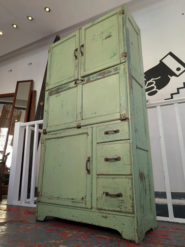 1930s original painted kitchen - original,
