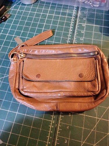 This brown leather bag