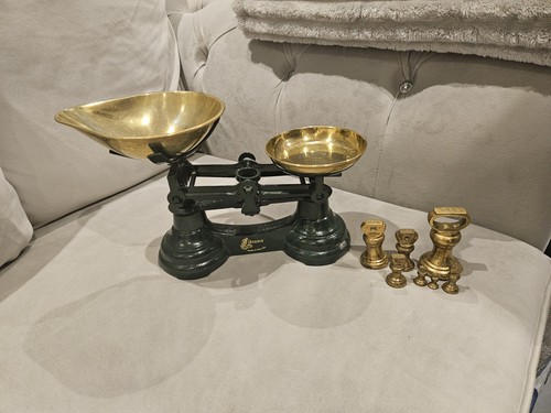 Vintage dark green cast iron - vintage,