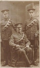 WW1  ROYAL  ARTILLERY  Soldier Group Photo Postcard A