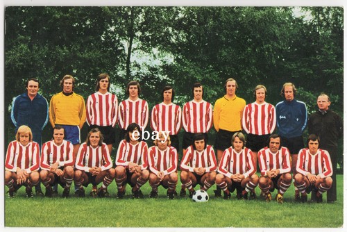 Football club postcard - football, psv