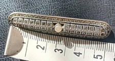 Art  Deco  Bar Brooch.  Silver