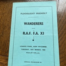 Wycombe v RAF XI March 1968