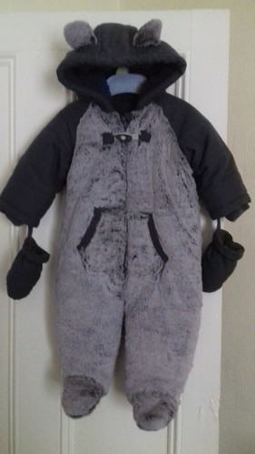 Baby boys tone grey padded - baby,