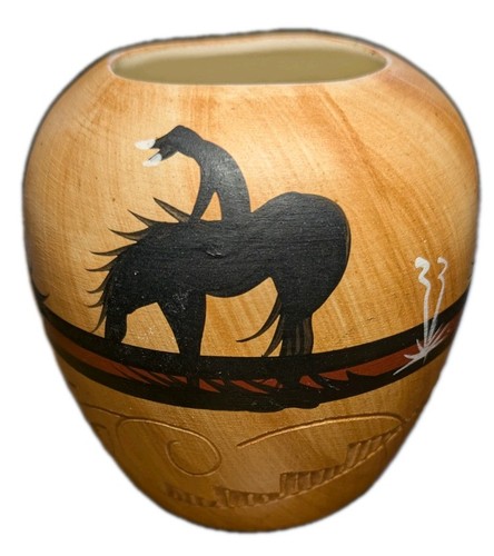 Signed melvin yazzie navajo - yazzie,
