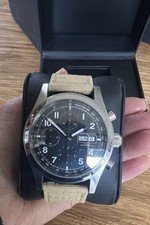 Hamilton Khaki Automatic Chronograph With Tachymeter, Black Dial