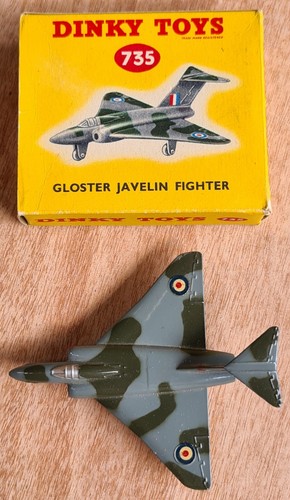 Vintage dinky toys 735 gloster - vintage,