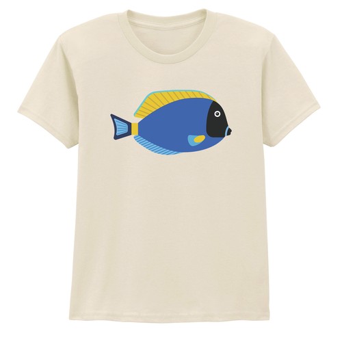 Blue tang fish kids - tang, t-shirt
