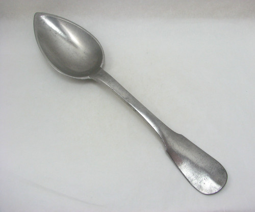 Vintage pewter table spoon - pewter,