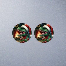 Christmas Dinosaur Car Sticker