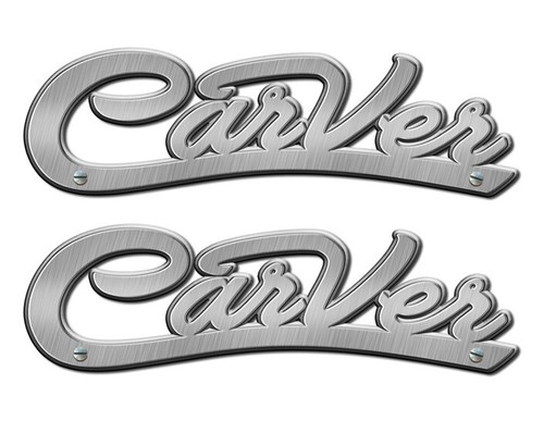 Carver boat stickers brushed - carver,