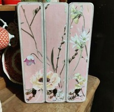 Fearne Cotton Woodchip & Magnolia paper handmade key holder hooks plaque F&B 