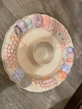 Serving Tray Chip Dip Seashell Seafood Plastic American Catering Large