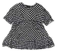 Next Women's Black White Check