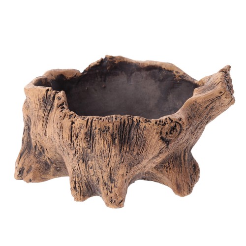 Light brown concrete planter - brown,