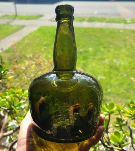 Antique olive green - antique, mallet