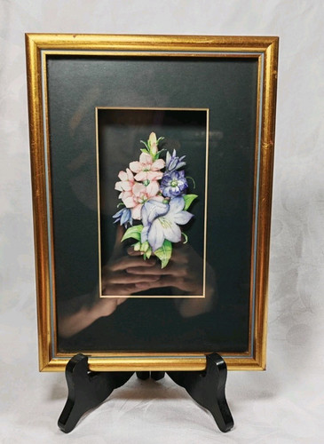 Vintage floral picture - vintage,