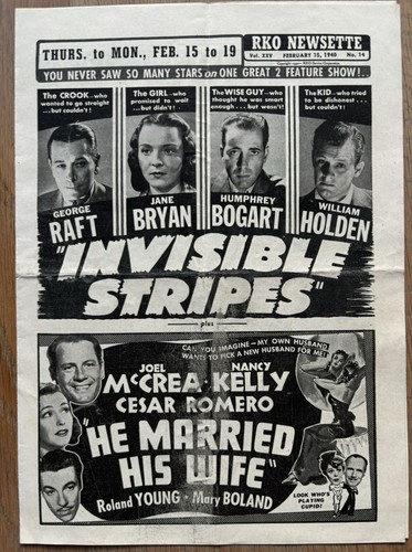 Rko newsette humphrey bogart - rko,