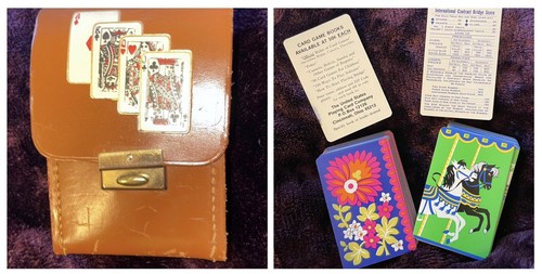 Vintage two pack playing cards - pack,