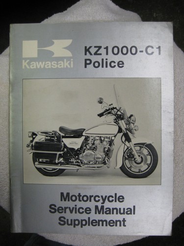 Kawasaki kz1000 police - kz1000, service