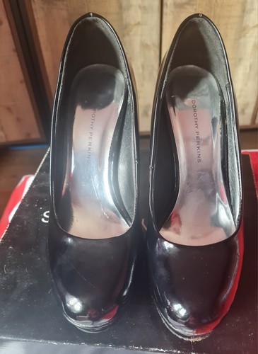 Dorothy perkins black patent - perkins,