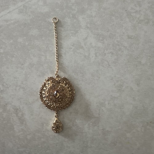 Long crystal gem bindi indian - gem,