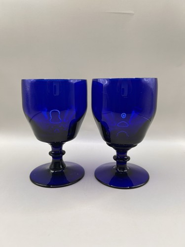 Pair vintage bristol blue - vintage,