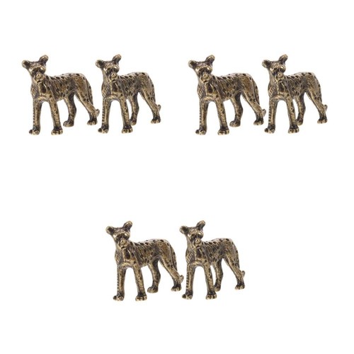 Pcs brass leopard ornament - pcs,