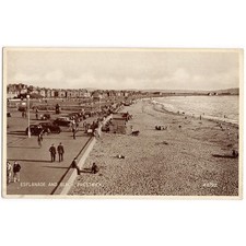 PRESTWICK Ayrshire Esplanade & Beach RP Postcard, Unused