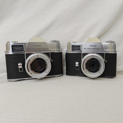 Two vintage kodak retina - two,