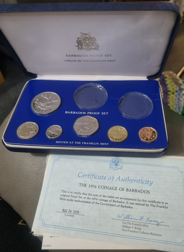Barbados 1976 proof - barbados,