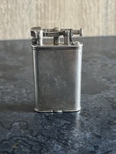 Rare Dunhill Fully Hallmarked Solid Silver Lift Arm Lighter