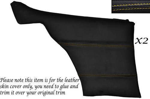 Yellow stitch rear - rear, door