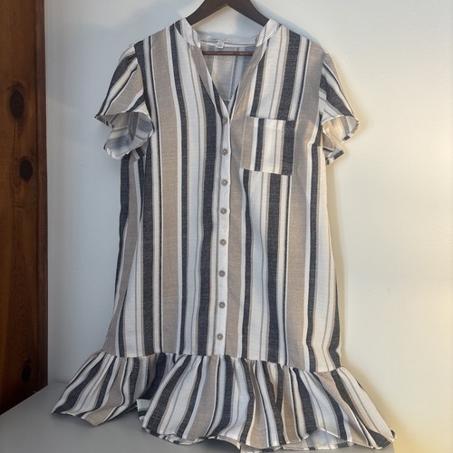 Cato striped dress - cato,