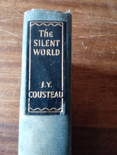 J Y Cousteau The Silent World 1954 Edition hardback book