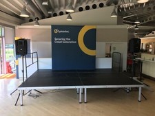 *FOR HIRE ONLY Portable Mobile Stage hire per day 4m x 3m With Steps & Rails