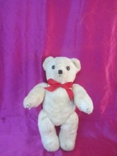 LEFRAY 13" (33 CMS) TALL JOINTED PLUSH TEDDY BEAR - GLASS/PLASTIC EYES -USED VGC