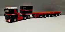 WSI HEAVY HAULAGE MAMMOET DAF XF95 SIX AXLE NOOTEBOOM BALLAST TRAILER SCALE 1:50