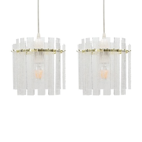 Set modern satin brass - set,