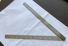 Vintage 24" Folding Steel Rule