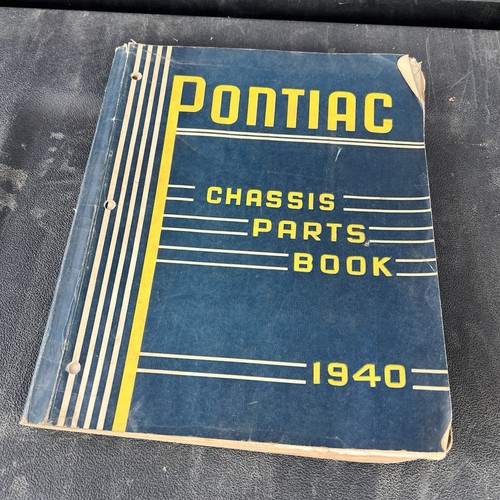 1933 1940 pontiac parts book - 1933,
