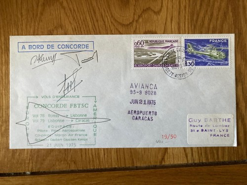 Concorde rare flown fbtsc - concorde,