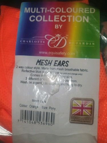 Bnwt equisafety mesh ears - bnwt,