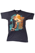 Vintage 1990s Madonna Blonde Ambition Tour Tshirt 1990 L Rare